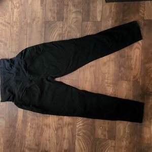 Black maternity jeggings